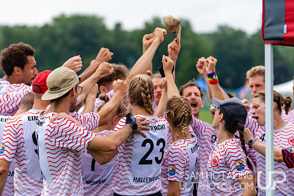 Charrúa vs Eintracht Frankfurt in pool play at World Ultimate Club Championships