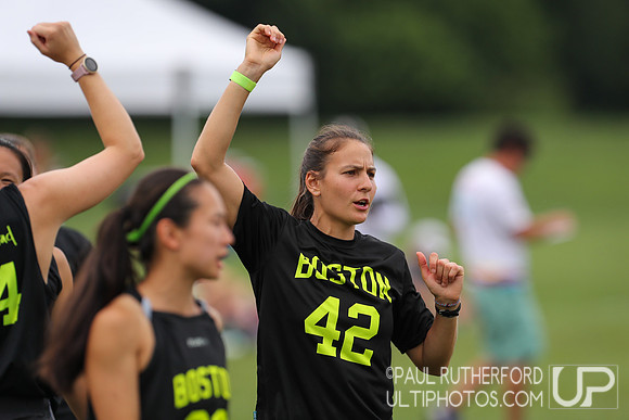 Boston Brutesquad and Tabby Rosa at the 2022 World Ultimate Club Championships
