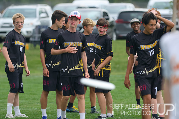 Pool play at USAU Youth Club Championships