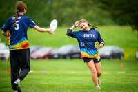 Round III pool play at USAU D-III College Championships