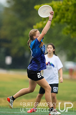 USA Ultimate YCC 2022 -- U17 Girls Sat Action