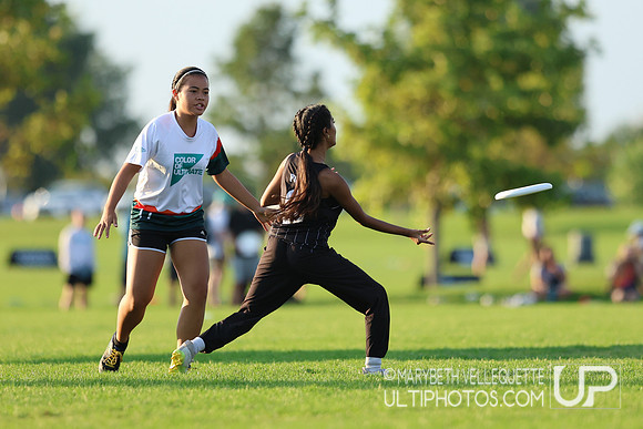 Color of Ultimate BIPOC hat game at the USA Ultimate Internation