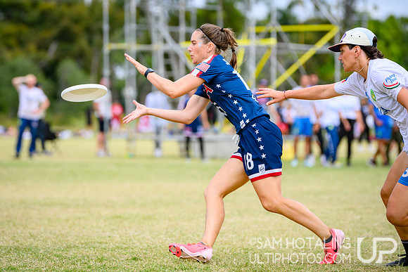 Bracket play during World Ultimate Championships at Runaway Bay Precinct