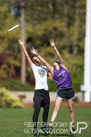 Girls Division, Saturday -- 2012 USAU HS Northeasterns