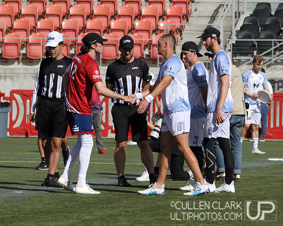 Minnesota Wind Chill vs. DC Breeze UFA Championship Weekend semifinal game at Zions Bank Stadium. Friday, August 23, 2024