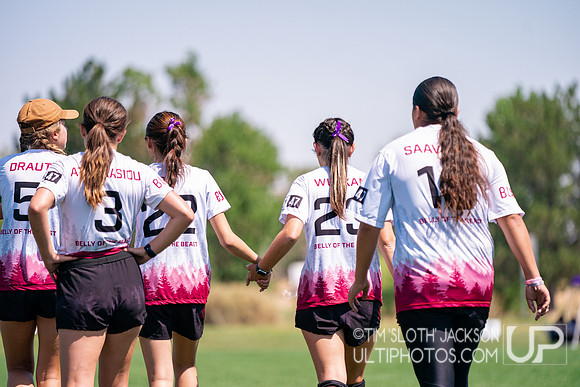 Pool play at 2024 USAU Youth Club Championship