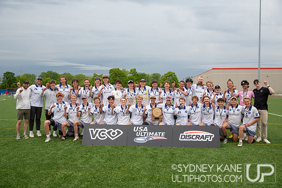 St Olaf Men's Champions 2024 USA Ultimate Division III College C