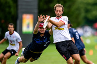 CUSB Open vs Mephisto in pool play at World Ultimate Club Championships