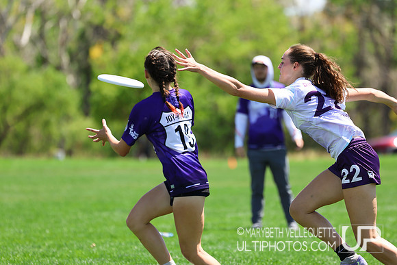 Sunday action at the USA Ultimate Youth Club Championships. U-20