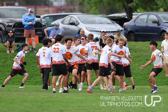 Saturday action at the USA Ultimate Youth Club Championships in