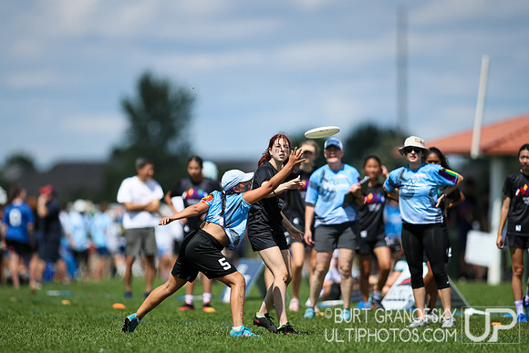 USA Ultimate YCC 2022 -- U17 Girls Finals Action