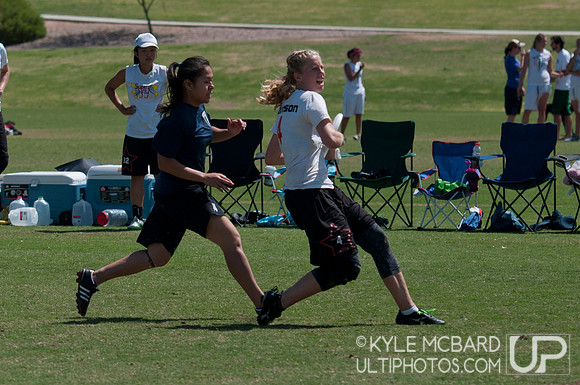 Sunday women's action from SW D-I Regionals 2012