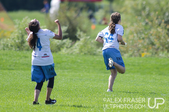 U16 Girls - Saturday - 2016 USAU Youth Club Championships