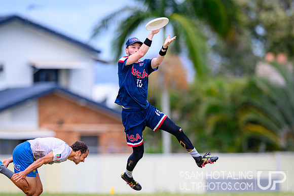 Bracket play during World Ultimate Championships at Runaway Bay Precinct