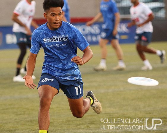 Seattle Cascades vs. Carolina Flyers UFA Championship Weekend semifinal game at Zions Bank Stadium. Friday, August 23, 2024