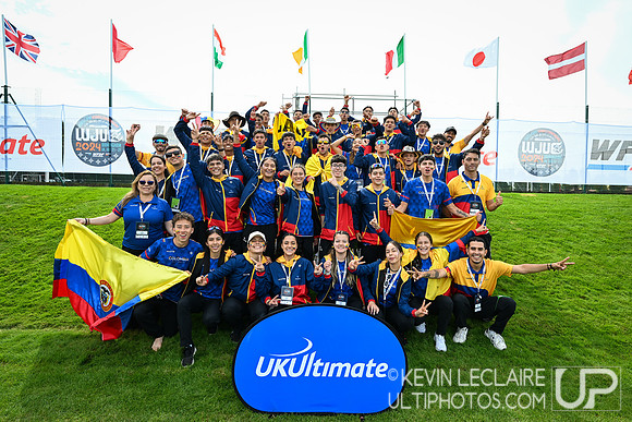 Colombia U20 Delegation Team Photo - WJUC Opening Ceremonies