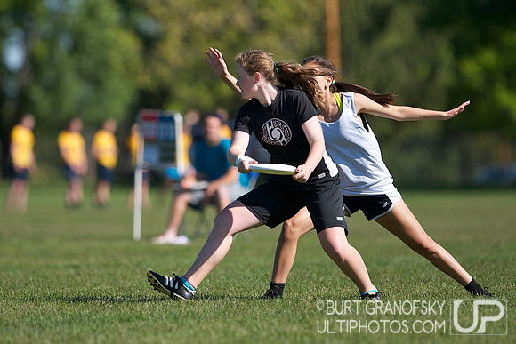 Girls Division, Saturday -- 2012 USAU HS Northeasterns