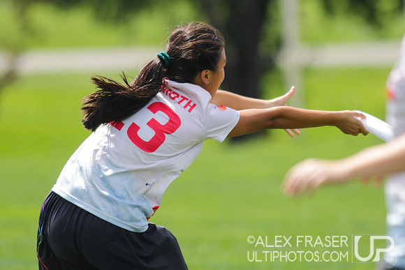 U16 Girls - Saturday - 2016 USAU Youth Club Championships