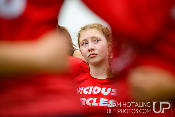 Haverford/Bryn Mawr Sneetches vs Wesleyan Vicious Circles in finals at USAU D-III College Championships