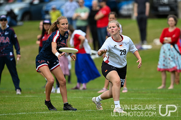 USA vs Germany U20 Women's - WJUC Monday Round 3