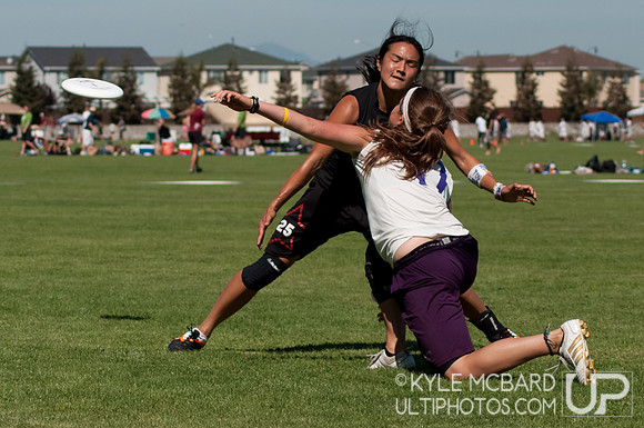 Sunday women's action from NorCal D-I Sectionals 2012