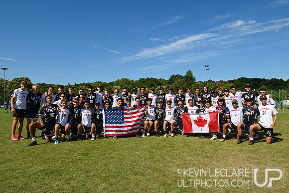 USA U20 Open and Canada U20 Open combined Team Photo - WJUC 2022