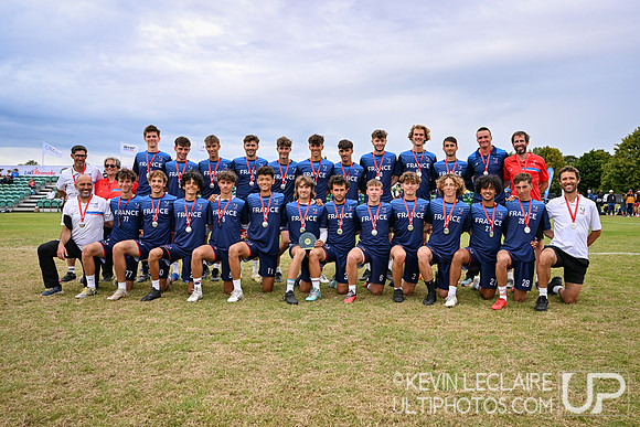 France U20 Open Silver Medal Team Photo - WJUC Saturday