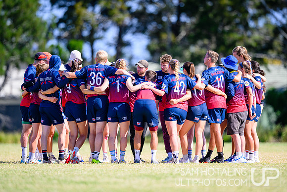 Mixed power-pools during World Ultimate Championships at Runaway Bay Sports Precinct
