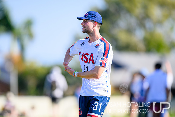 Pool play during World Ultimate Championships at Runaway Bay Precinct