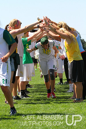 Sunday Women's Quarter-Final action from 2012 College Nationals