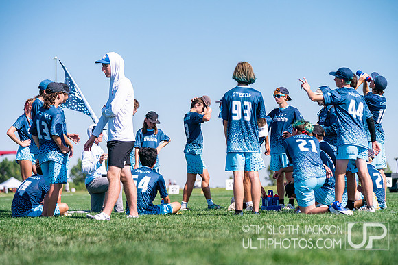 Pool play at 2024 USAU Youth Club Championship