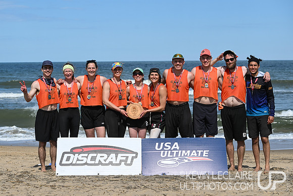 Amherst Crop Tops Mixed 2nd Place Team Photo - 2024 Beach Champi