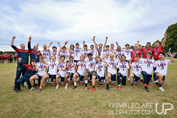 USA U20 Open Champions Team Photo - WJUC Saturday