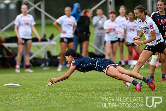 USA vs Canada U20 Women's - WJUC Wednesday Round 2
