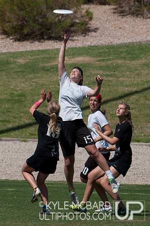 Sunday women's action from SW D-I Regionals 2012