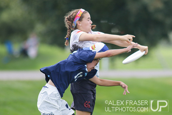 U16 Girls - Saturday - 2016 USAU Youth Club Championships