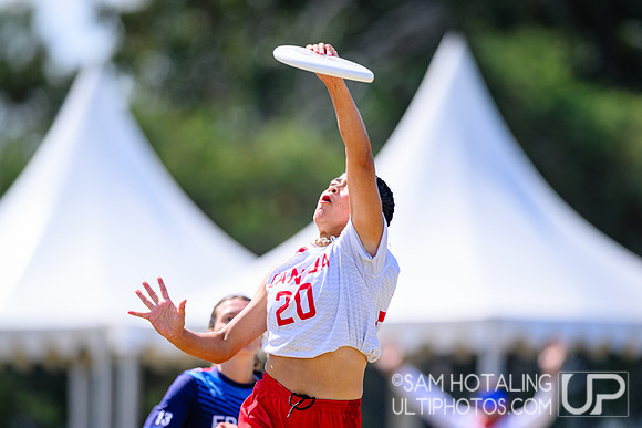 Mixed semifinals during World Ultimate Championships at Runaway Bay Precinct