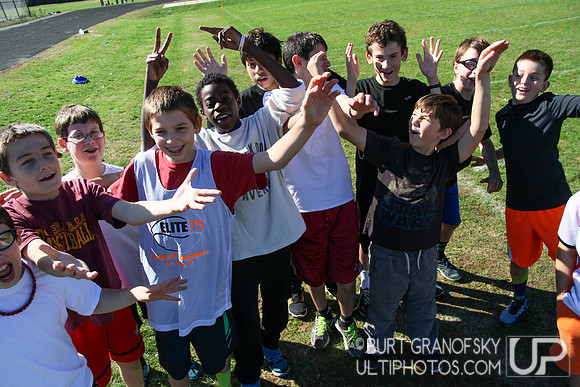 Action from the Sharon HS Spirit of the Game tournament