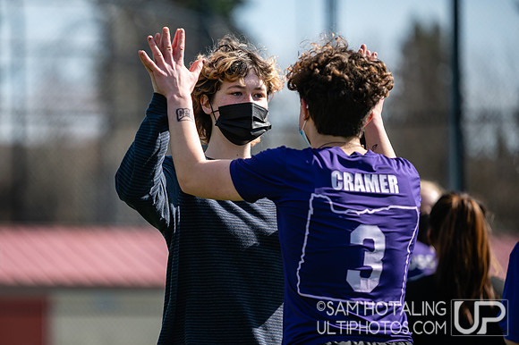Youth ultimate frisbee at Seven Hills Invite
