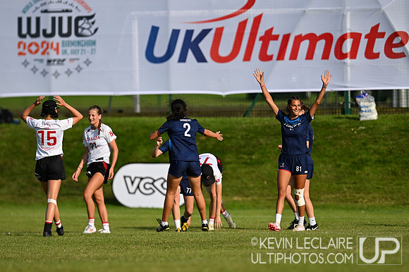 France vs Canada U20 Women's - WJUC Tuesday Round 4