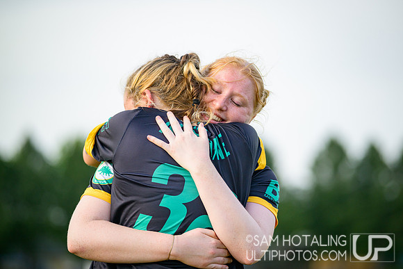 Pool play at USAU D-I College Championships