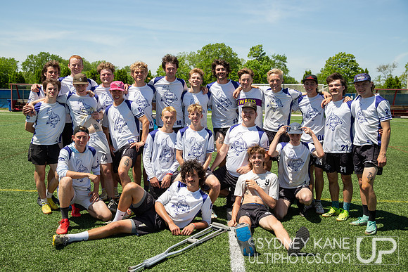 Whitman Team Photo 2024 USA Ultimate Division III College Champi