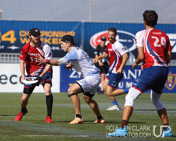 Minnesota Wind Chill vs. DC Breeze UFA Championship Weekend semifinal game at Zions Bank Stadium. Friday, August 23, 2024