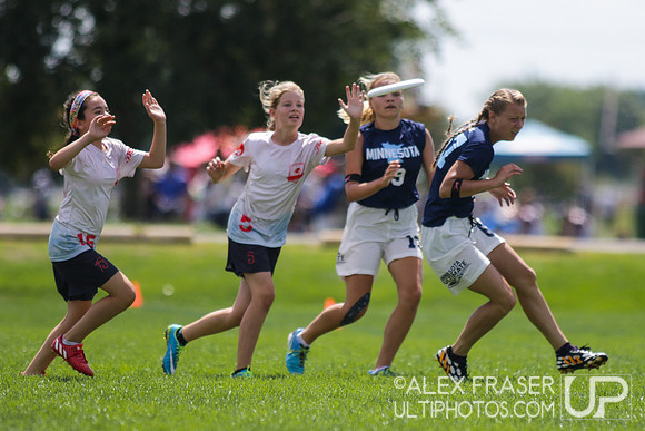 U16 Girls - Saturday - 2016 USAU Youth Club Championships