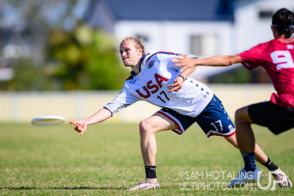 Pool play during World Ultimate Championships at Runaway Bay Precinct
