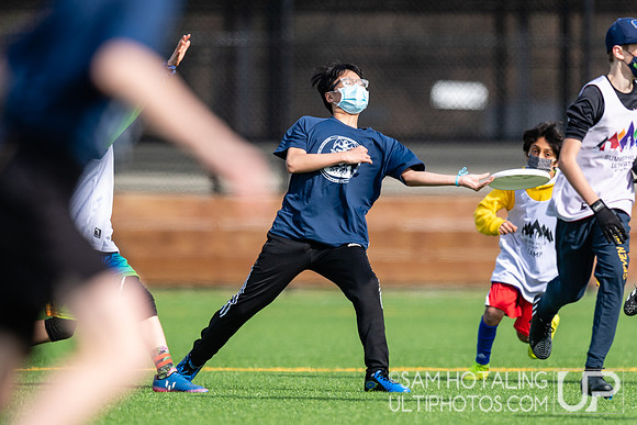 Youth ultimate frisbee at Seven Hills Invite