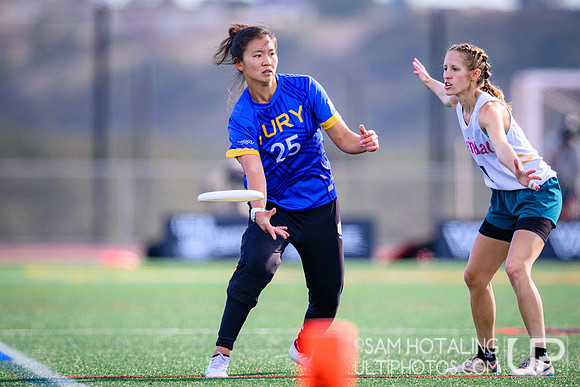 Fury vs Scandal in women’s finals during Club Championships at Canyon Crest Academy