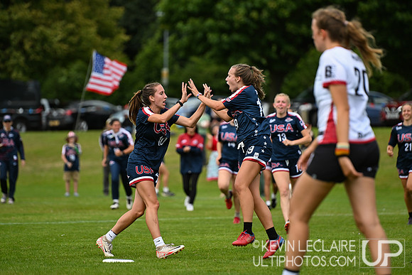 USA vs Germany U20 Women's - WJUC Monday Round 3
