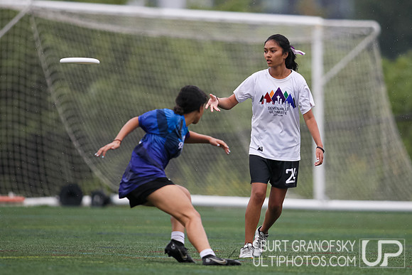 USA Ultimate YCC 2022 -- U17 Girls Sat Action