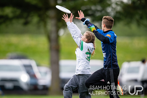 Pool play round III at DiscNW Spring Reign